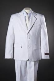  Children Kids Boys Two buttons White 5 Piece kids suits available in little boys 3 three piece suit