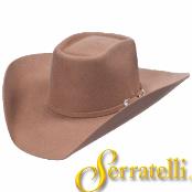  Serratelli Hat Company_3x Western Felt Western Hat - Chestnut Light 