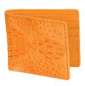  Wallet ~ billetera ~ CARTERAS Buttercup Genuine crocodile skin Card Holder Wallet 