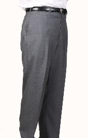 Mens Pleated Dress Pants Medium Dark Charcoal Masculine color Somerset Pleated creased Trouser 