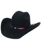  Lana Negro Dark color black Western Hats