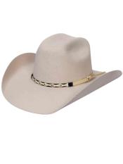  Blanco Gray Western Hats
