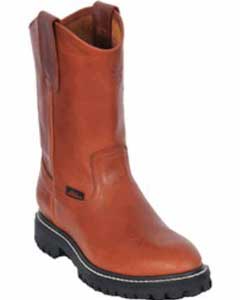  Authentic Los altos Grasso Nappa Work Boot with Full Lug Sole Honey 