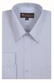  Men's Light Blue Plain Solid Color Classic Fit Traditional Dress Cheap Fashion Clearance Groomsmen Shirts Sale Online For Men
