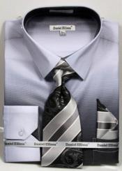  Black Long Sleeve Button Closure Spread Collar Dress Cheap Fashion Clearance Shirt Sale Online For Men