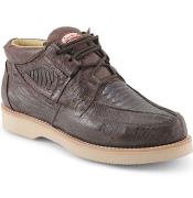  Authentic Los altos Genuine Ostrich Leg Four Eyelet Lacing Coco Chocolate brown Cheap Priced Exotic Skin Shoes For Sale For Men 