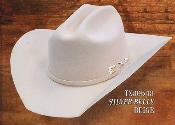  western  hat tejanas Texas Style 4X Felt Hats By Authentic Los altos Silver Belly 
