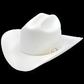  Authentic Los altos Hats-Joan Style Felt Western Hat - White 