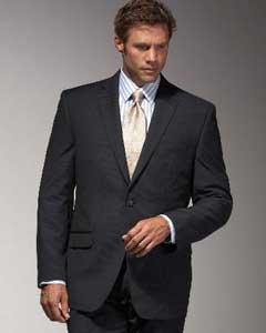 Mantoni Bertolini Designer Suits |2 Button Denim Suits, Bertolini Suit