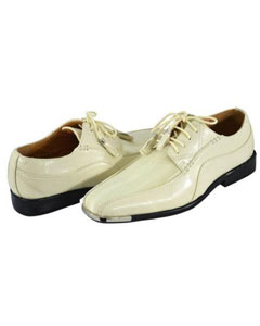 Two Toned Mens Prom Shoes Ivory ~ Cream ~ OFF White