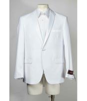  Single Buttons White  Peak Collared Best Cheap Blazer ~ Suit Jacket For Affordable Cheap Priced Unique Fancy For Men Available Big Sizes on sale Men Affordable Sport Coats Sale Jacket Tuxedo dinner jacket