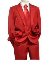  Red Matching Falcone Suit