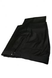  Superior fabric 150s Plain Front Dark color black Tuxedo Pleated Pants 