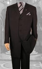  Basic All Solid Outfit Plain Simple Funeral Attire - Funeral Outfit - Funeral Clothes Liquid Dark color Black Funeral Suit Fashion Dress 38 Long length Jacket ALL SEASON Zoot Suit 