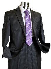  Masculine color Pinstripe Wool