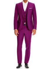 Fuchsia Wool Suit