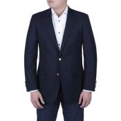  navy blue colored Italian Style Sport coat Jacket with Brass Buttons Classic Fit Best Cheap Blazer Suit Jacket For Affordable Cheap Priced Unique Fancy For Men Available Big Sizes on sale Men Affordable Sport Coats Sale