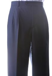  Superior fabric 150s Extra Dress Pleated Pants Navy 