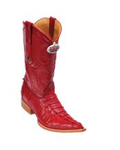  Altos Boots Red Caiman