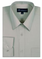 Plain Basic Solid Plain Color Traditional Dress Cheap Fashion Clearance Groomsmen Shirts Sale Online For Men Tan 