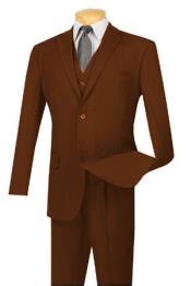 Brown Stripe Suit