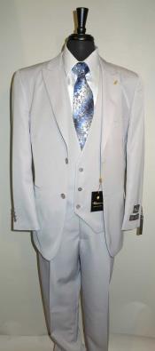  Vested Suit Two Button