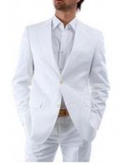  2-Button White Suit +