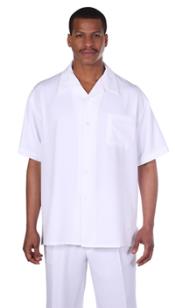  Groomsmen Shirts & Pleated creased Pants Basic Solid Plain White Short Sleeve trendy informal casual Combos 