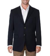  Wool fabric Big and Tall  Large Man ~ Plus Size Suits Long length Gabardine Cheap Priced Sport coats - Large Sport Jacket Navy