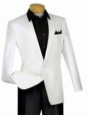  Slim Fit Sportcoat White