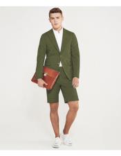  Green Slim Fit Suit