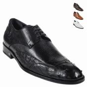  Ostrich Skin Dress Cheap Priced Exotic Skin Formal Shoes For Men For Sale – Dark color black 