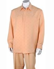  Polyester Classic Fit Peach