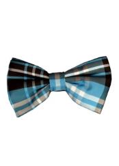 Turquoise and Black Bow