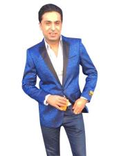  Royal Blue Jackets Blazer Suit Jacket Cheap Fashion Buttons Closure Big and Tall Large Man ~ Plus Size Plus Size 