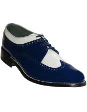  Insole Royal Blue~White Wingtip