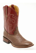  Smooth Ostrich S-Toe Boots
