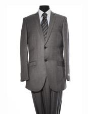  2Button Gray Vent Suit