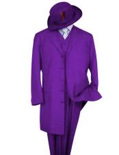  Purple Long Fashion Suit