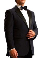  Navy Blue  1 Button Prom ~ Wedding Groomsmen Tuxedo Suit