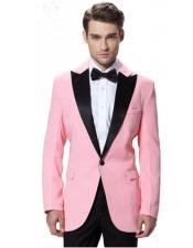 pink prom suit