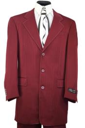  3 Button Red Suit