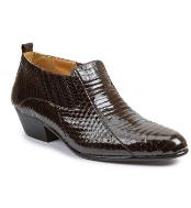 Brown Crocodile Shoes