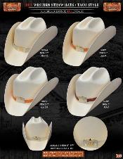  100x Taco Style western  Straw Hats 