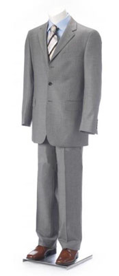  Light Gray 2 or Three buttons Business Suit Superior fabric 140'S Wool fabric Suits for Men 