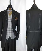  Black Suit Gray Vest