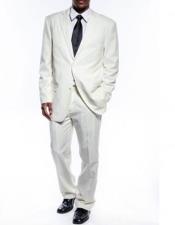  Two Button Ivory Suit