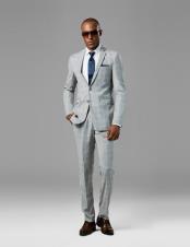  Gray best Suit plaid
