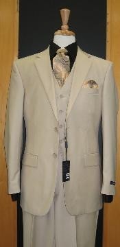 Call If Not Text Or Whatsup 3104300939 To Setup The Group - Call: 3104300939 - Two Button 3 - Three Piece Sand - Beige Khaki Color Flat Front Cheap Priced Fitted Tapered cut - Groomsmen Suits