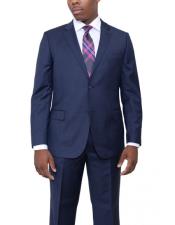 Navy Blue Wool Suits
